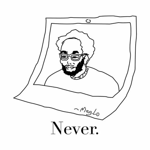 کاور اهنگ Never از MAGLO & O Super